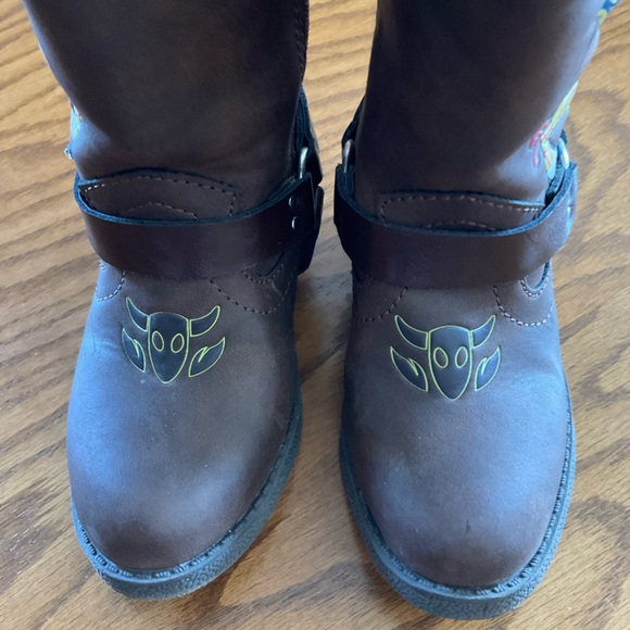 Disney Toy Story Woody/Forky Bullseye Western Boots, Little Kids Sz 7 - Picture 6 of 12